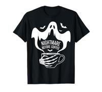 Nightmare Before Coffee Halloween Humor Camiseta