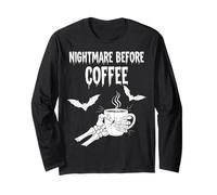 Nightmare Before Coffee Halloween Humor Manga Larga