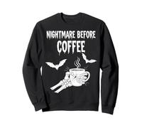 Nightmare Before Coffee Halloween Humor Sudadera