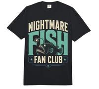 Nightmare Fish Fan Club Humor Deep Sea Nerd Quote Comfort Colors Adult Heavyweight T-Shirt
