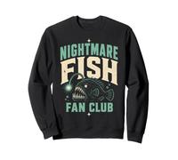 Nightmare Fish Fan Club Humor Deep Sea Nerd Quote Sudadera