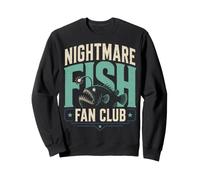 Nightmare Fish Fan Club Humor Deep Sea Nerd Quote Sudadera
