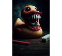 Nightmare Fuel - Creepy - 23: 108 Lined Page Notebook, Journal, Diary, Scary, Macabre, Spooky, 6x9 Inches