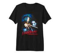 Nightmare on ELM Street Vintage Airbrush Poster Camiseta Premium
