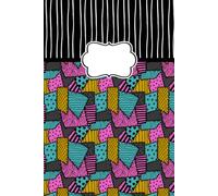 Nightmare Stripes and Ragdoll Patchwork Notebook: 6 x 9 Lined Journal | 110 College Ruled Pages | Halloween Writing Notebook for School, Work & Everyday Notes