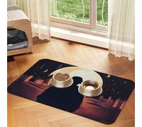 Nightmarish Nights - Alfombrilla de piel absorbente antideslizante para mascotas, 40 x 60 cm, de secado rápido, impermeable, lavable
