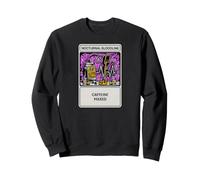Nights Owl Gamer Nocturnal Bloodline Caffeine Maxed Sudadera