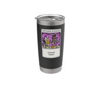 Nights Owl Gamer Nocturnal Bloodline Caffeine Maxed Vaso térmico de acero inoxidable de doble pared