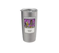 Nights Owl Gamer Nocturnal Bloodline Caffeine Maxed Vaso térmico de acero inoxidable de doble pared