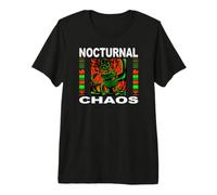 Nights Owl Gamer Nocturnal Chaos Coffee Lover Camiseta Premium