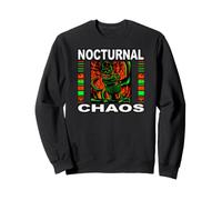 Nights Owl Gamer Nocturnal Chaos Coffee Lover Sudadera