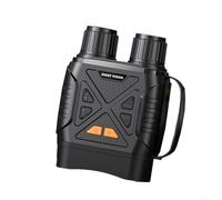 Nights Vision - Prismáticos con gafas de visión nocturna, prismáticos 4K HD con luz infrarroja de 3 W y enfoque manual, cámara de caza de vida silvestre para observación clara con poca luz