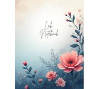 Nighttime Pink Flowers Laboratory Notebook: Lab Notebook for Students & Researchers | 120 Pages | Grid Lined | 8.5 x 11inches