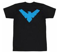 Nightwing Symbol Logo - Camiseta para hombre, Negro, XL