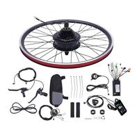 NIGORIY Kit de Bicicleta Eléctrica, 36V 500W Motor Electrico Bicicleta Kit, Capacidad de Carga 120kg, 24 Pulgadas Rueda Trasera 5 Velocidades 35km/h, Kit Bici Electrica con Controlador de Modo Dual