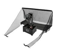 NIGORIY Robot de tenis de mesa automático de 36 W, 10 modos, programable, 100 bolas, capacidad de entrenamiento, robot de entrenamiento Ping Pong 2,4 G, mando a distancia inalámbrico