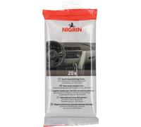 Nigrin 20x Toallitas de Cuidado de Plástico Limpiador Reinigungs-Tücher Interior