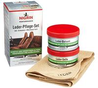 Nigrin 73170 Set para el Cuidado del Cuero Jabón y Bálsamo 2x250ml