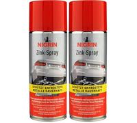 Nigrin - Espray de Zinc para reparación (400 ml) (Paquete de 2)