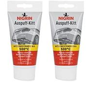 NIGRIN Kit de Escape de 200 ml, repara Grietas y Agujeros permanentes, Sella los Puntos dañados, 200 g (Paquete de 2)