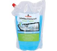 NIGRIN Smart 'n green - Concentrado anticongelante para parabrisas de coche, 2 litros, aditivo de limpieza para parabrisas y faros, eficaz hasta -52 °C, sin rayas, biodegradable, aroma fresco