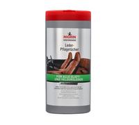 NIGRIN Toallitas de cuidado de piel para mantener el valor del cuero liso, limpia y protege en una sola operación, color blanco, 30 toallitas