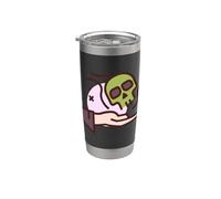 Nigromancia Nigromante Hago amigos Vaso térmico de acero inoxidable de doble pared