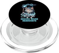 Nigromancia- Reducir, reutilizar, reanimar- Nigromante de Gato PopSockets PopGrip para MagSafe
