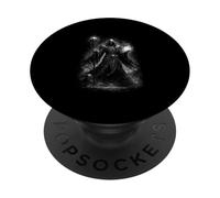 Nigromante Mago Oscuro con Esqueleto Un Ejér PopSockets PopGrip Adhesivo