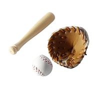 NIGUBWO - Juego de 3 piezas de accesorios de fotografía para recién nacidos, béisbol al aire última intervensión, suministros deportivos y ocio, temática de béisbol para niños y niñas
