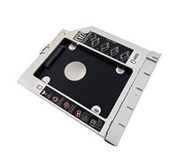 NIGUDEYANG Adaptador de marco óptico para disco duro HDD SSD para HP Probook 450 G1 con bisel frontal de montaje en panel de soporte de metal
