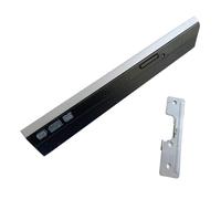 NIGUDEYANG Cubierta de bisel de repuesto para unidad óptica de DVD ODD, panel frontal y soporte de metal trasero, compatible con HP EliteBook 8460P 8460W 8470P 8470W Series