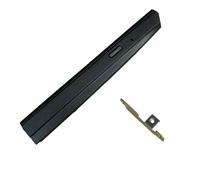 NIGUDEYANG Cubierta de bisel de repuesto para unidad óptica de DVD ODD, panel frontal y soporte de metal trasero, apto para HP EliteBook 2560P 2570P Series
