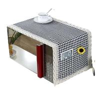 NihaoWXM Cubierta A Prueba De Polvo De Microondas Microwave Dust Covers Keep Appliances Spotlessly Dustproof Cover Kitchen Decors(Black)