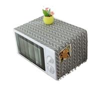 NihaoWXM Cubierta A Prueba De Polvo De Microondas Waterproof Microwave Cover with Storage Bag Kitchen Accessories Supplies(Gray)