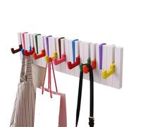 NihaoWXM Gancho De Piano Wooden Piano Style Hanging Coat Rack, Color Wall Decor, Magnetic Hanger, Key Ring Storage Hook(Color 40cm)