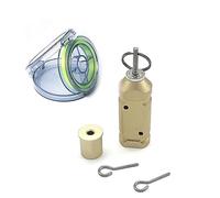 Nihcora 1 juego de disparador de alarma para camping al aire libre, alarma de viaje perimetral, cobertura de 360°, alarma perimetral de línea de triplina, fácil de usar, amarillo desierto