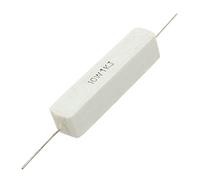 Nihcora 10 unidades 1 K ohmios 5% alambre de cerámica cemento resistencia 10 W