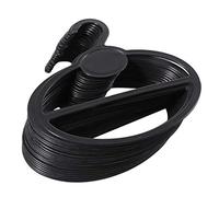 Nihcora 20x Bufanda MantÓN Organizador Corbatas Perchas PlÁStico Ovaladas Almacenamiento Tamaño Negro: 13,5 Cm (Longitud) x 12,5 Cm (DiÁMetro) x 13,5 Cm () X1,9 Cm (Boca De Gancho)