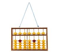 Nihcora 7 Columna Antideslizante Abacus De Madera Ábaco Chino Soroban Herramienta Educativa Calculadora de Matemáticas para el Profesor SchüLer