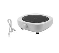 Nihcora Agitador Magnético Mini Mezclador de Laboratorio Placa Agitadora Portátil con Barra Agitadora 2L 4000RPM para Laboratorio con Cable USB