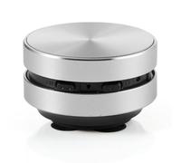 Nihcora Altavoz portátil compatible con conducción ósea, sonido estéreo, altavoz Bluetooth (plateado)