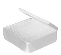 Nihcora Cubetas Desechables de Poliestireno para Espectrofotometría de 4,5 Ml, Paquete de 100 (Desechables) Cubeta Desechable PS