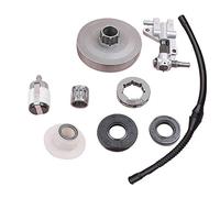 Nihcora Engranaje Helicoidal de Bomba de Aceite de Tambor de Rueda Dentada de Embrague para China 4500 5200 5800 45Cc 5 Sello de Aceite LíNea de Filtro de Combustible Pieza de Motosierra