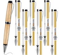 Nihcora Juego de 6 Bolígrafos para Tornear Madera con Repuestos. Kit de Bolígrafo Giratorio para Torneado de Madera. Suministros de Torneado A Granel para la Fabricación de Bolígrafos.