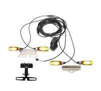 Nihcora Kit de conversión de señal de para bicicleta eléctrica V04 de 12 V, impermeable, LED intermitente
