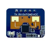 Nihcora Módulo de radar LD2410C 24G MmWave LD2410C - Módulo de detección de movimiento con sensor de radar de presencia LD2410C