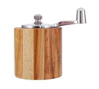 Nihcora Molinillo de Pimienta, Molinillo de Pimienta de Madera con Manivela Manual con Manejar CláSico y Rotor de CeráMica Ajustable