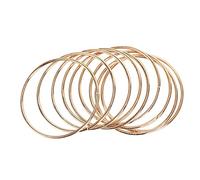 Nihcora Paquete de 10 Anillos de Metal Dorados de 3 Pulgadas para AtrapasueñOs y Aros de Macramé para AtrapasueñOs y Manualidades