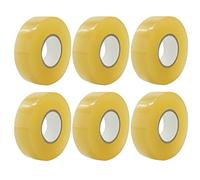 Nihcora Paquete de 6 cintas transparentes de hockey multiusos, rollo de cinta para espinillas, , equipo deportivo, 2,4 cm x 28 m, regalos deportivos de hockey